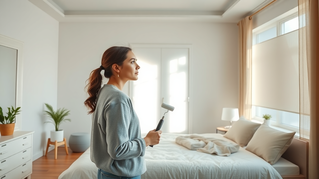 woman with a paintbrush